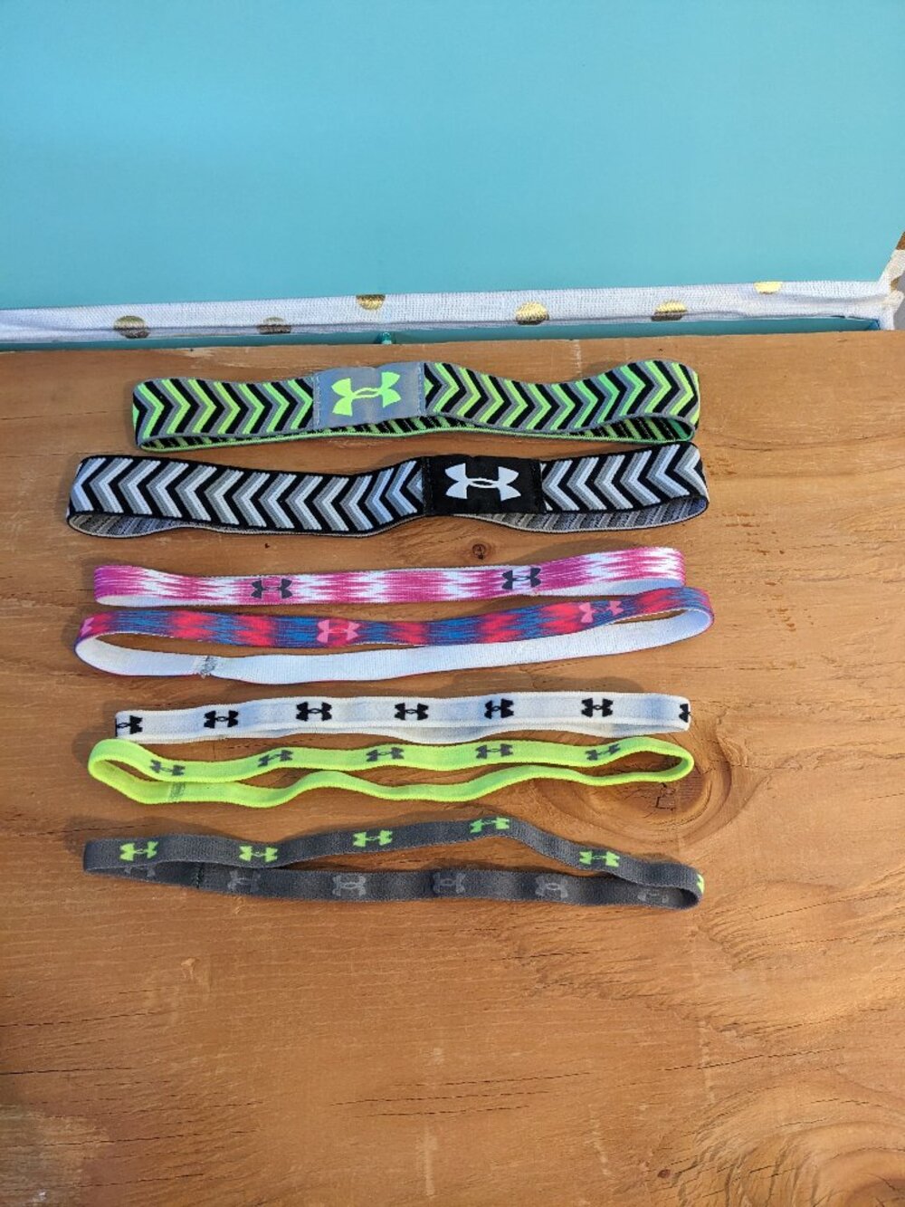 Set of 7 Under Armour Headbands